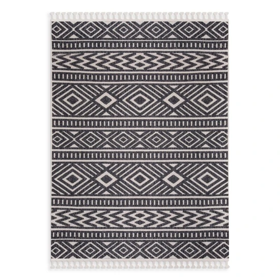 Linea1 boho szőnyeg Acélszürke 80x200 mm - 5 mm