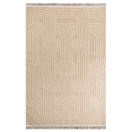 Linea2 boho szőnyeg Bézs 80x150 mm - 5 mm