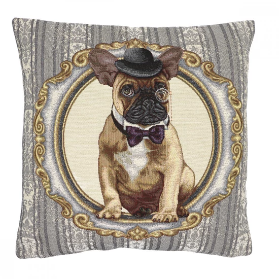 Lord Francia Bulldog párnahuzat 45x45 cm