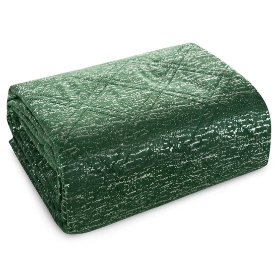 Luiz bársony ágytakaró fényes mintával Zöld 170x210 cm Luiz bársony ágytakaró fényes mintával Zöld 170x210 cm