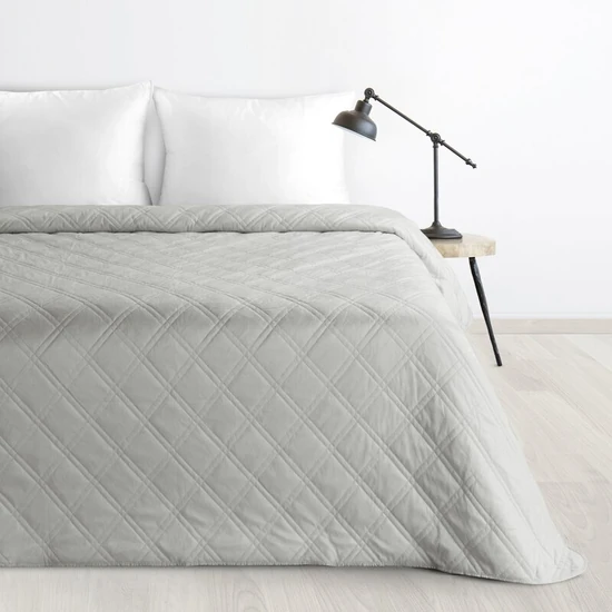 Luiz8 bársony ágytakaró Ezüst 200x220 cm