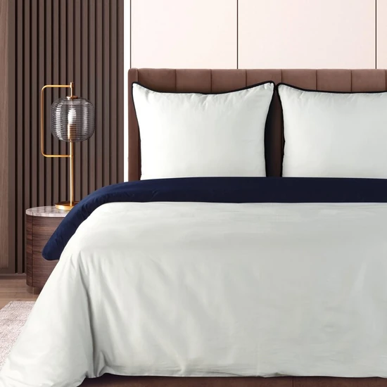 Lunara prémium pamut-szatén ágyneműhuzat Fehér 160x200 cm - 70x80 cm 2db