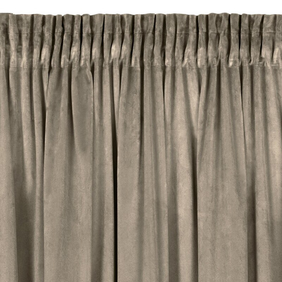 Melanie bársony sötétítő függöny Barna 140x270 cm Melanie bársony sötétítő függöny Barna 140x270 cm