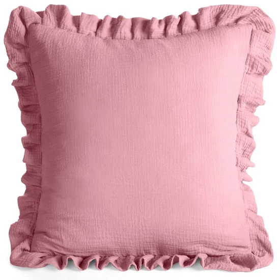 Muslin párnahuzat Rózsaszín 45x45 cm