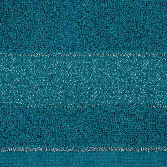 Nessy pamut törölköző vastag fényes csíkkal Sötét türkiz 70x140 cm Nessy pamut törölköző vastag fényes csíkkal Sötét türkiz 70x140 cm