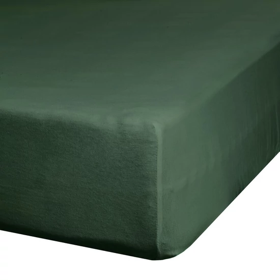 Nova3 pamut-szatén gumis lepedő Sötétzöld 100x200 cm + 25 cm Nova3 pamut-szatén gumis lepedő Sötétzöld 100x200 cm + 25 cm