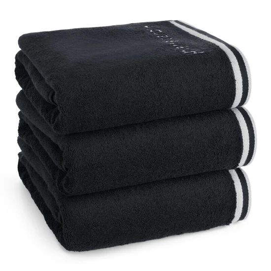 Rocco Pierre Cardin törölköző Fekete 70x140 cm 3db