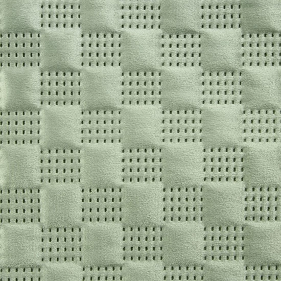 Sofia4 bársony ágytakaró Világoszöld 170 x 210 cm Sofia4 bársony ágytakaró Világoszöld 170 x 210 cm