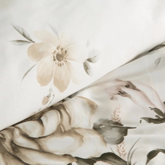 Spring41 pamut-szatén ágyneműhuzat Krémszín 140x200 cm - 70x80 cm 1db
