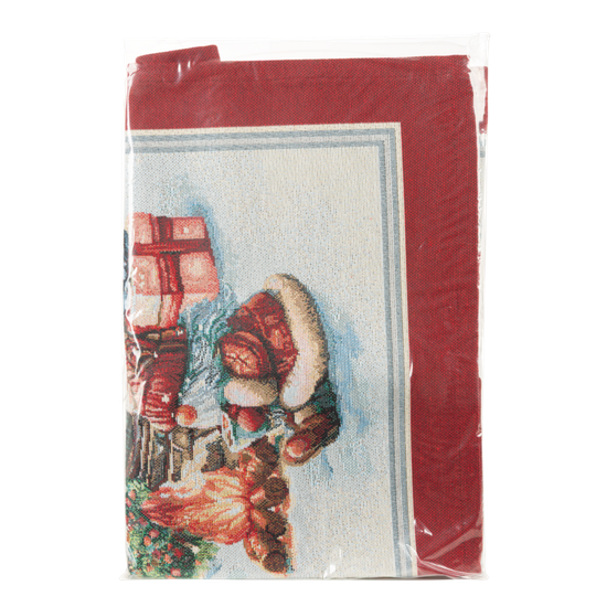 Xmas gobelin karácsonyi terítő Piros 40x100 cm - 5 cm
