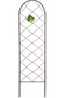 CLASSIC METAL TRELLIS - Színes félköríves növényfuttató 0,42 x 1,5 m barna