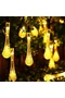 MasterLED Napelemes csepp alakú girland 40 led 7,85 m