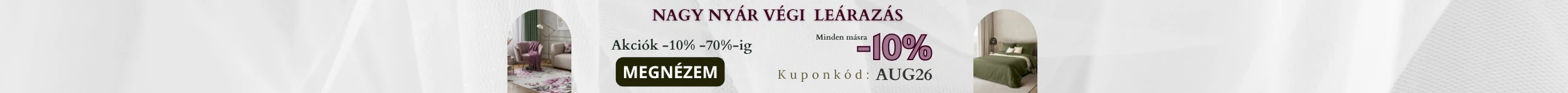 2026 Nyár végi leárazás