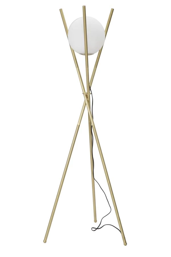 Állólámpa minimalista stílusú arany/fehér ø 55x155 cm