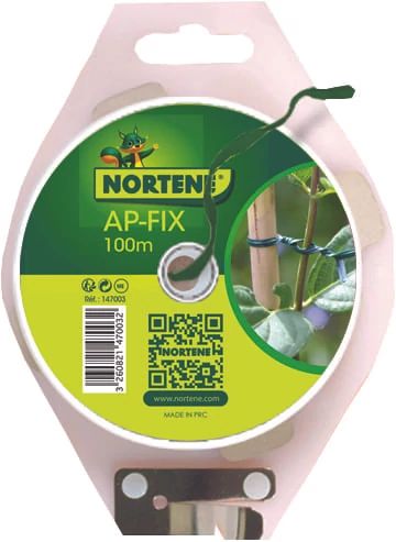AP-FIX - Erősített, műanyaggal bevont drótkötöző 2 mm x 100 m zöld
