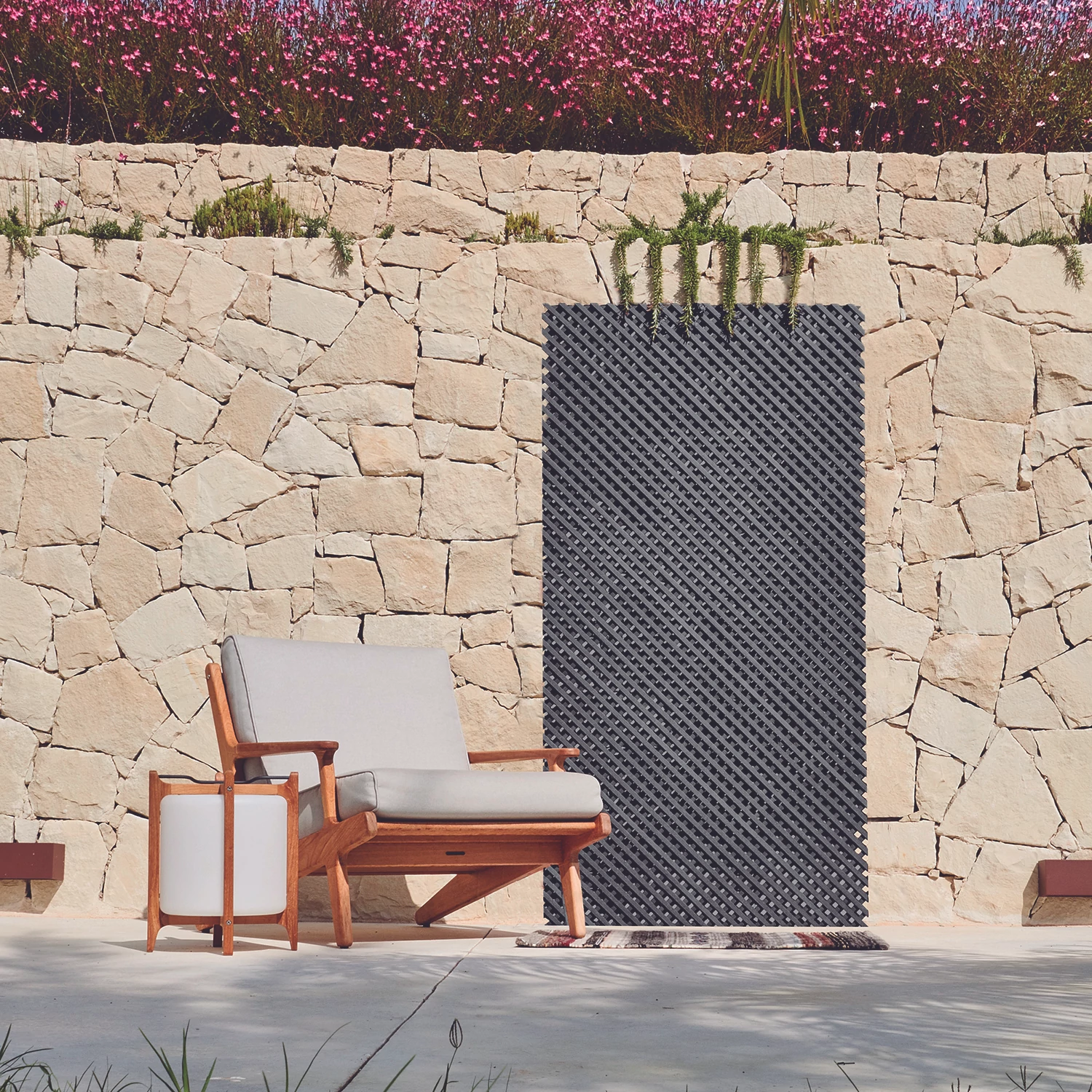 Decory LOP – Keskeny dekorációs panel, 0,6 x 1,2 m, antracit