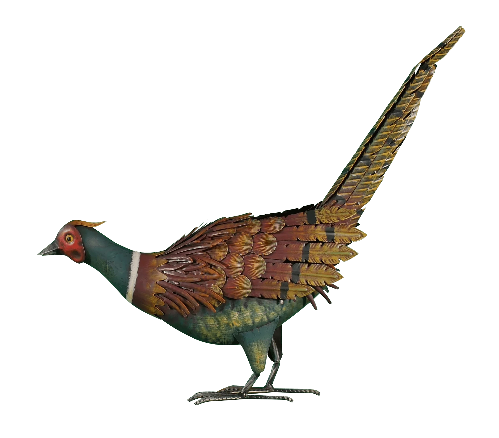 FEESY - Stilizált dekoratív fácán figura 54 x 15 x h.46 cm