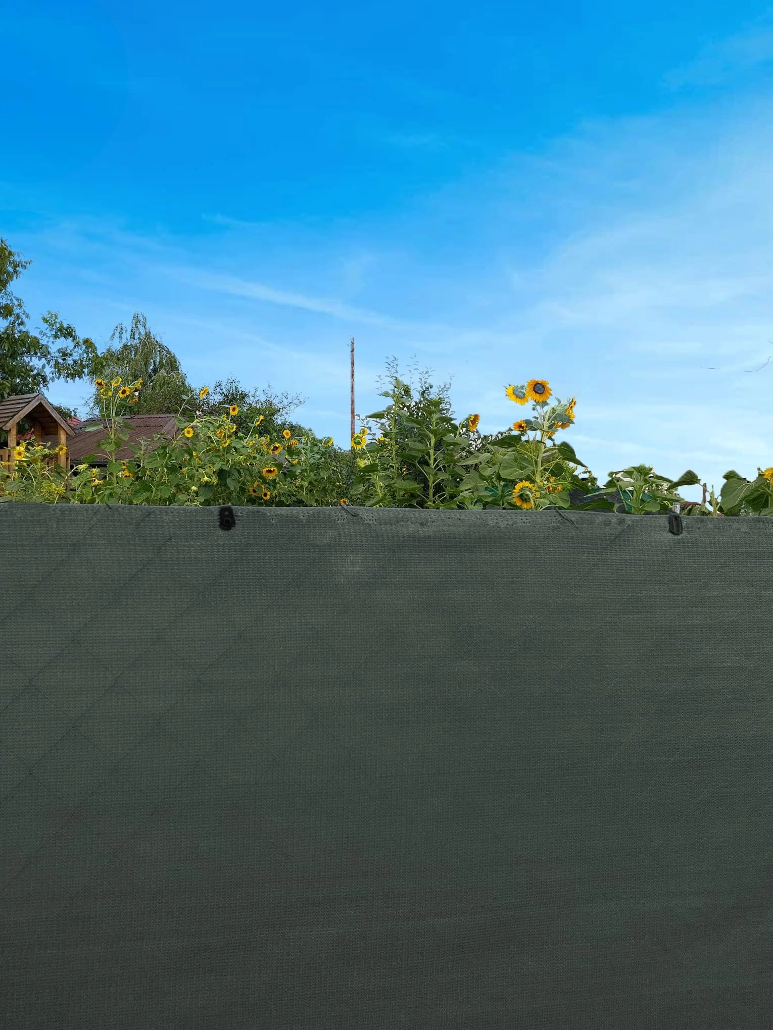 RECYNET - Tartós, szőtt árnyékoló háló, 1,5 x 50 m, antracit