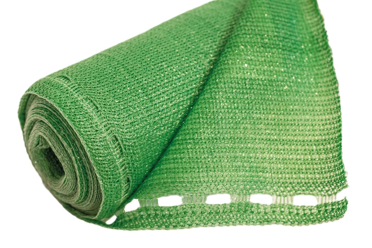 RECYNET - Tartós, szőtt árnyékoló háló 2 x 50 m világoszöld