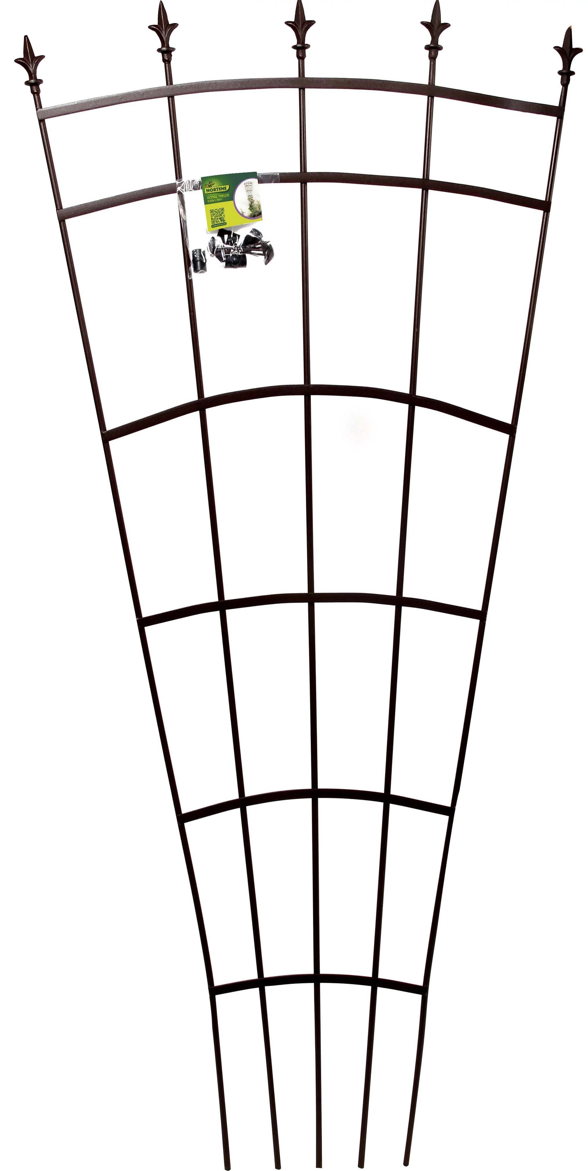 ROYAL TRELLIS - Dekoratív, legyező formájú futtató 0,83 x 1,8 m barna
