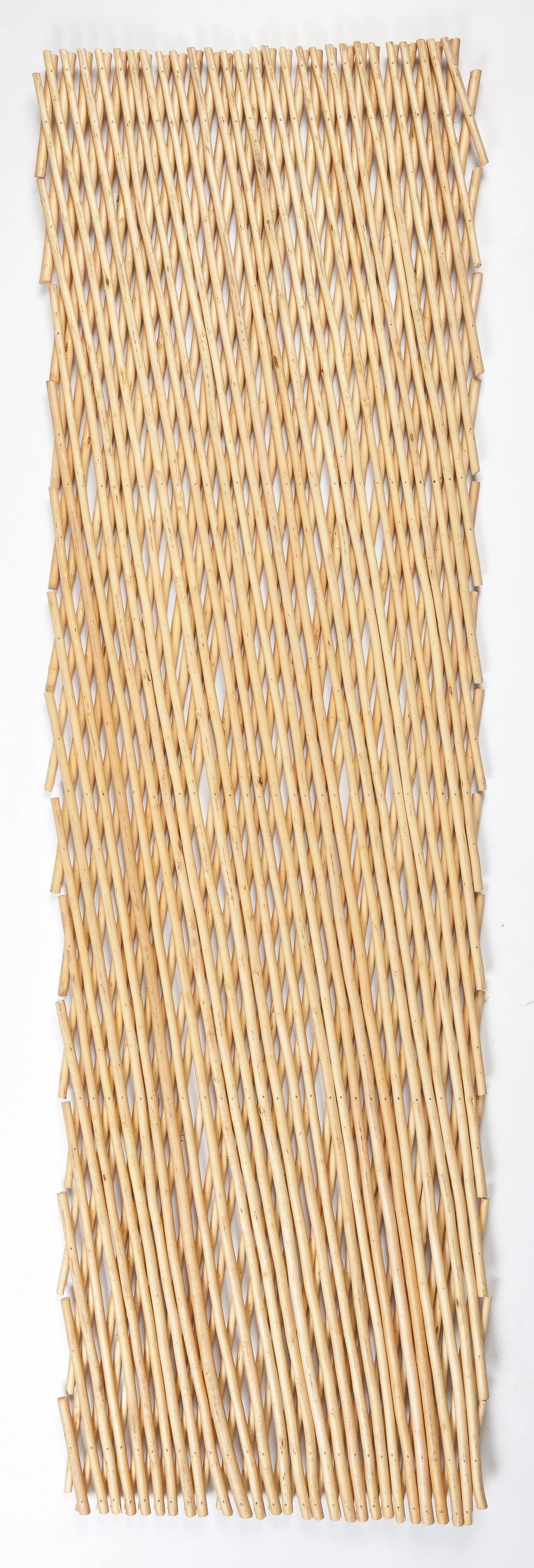 WICK TRELLIS - Természetes, hántolt vesszőből készült fonott apácarács 1 x 2 m natúr