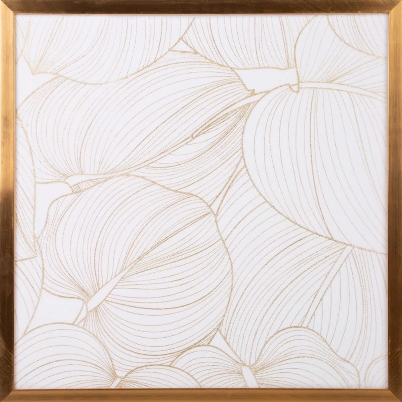 Blanca1 falikép Fehér/arany 53x53 cm