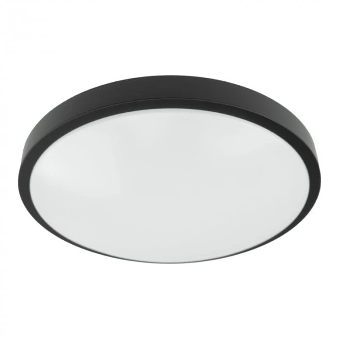 EcoLight ø310 mm kerek fekete színű kerek mennyezeti lámpa 2xE27-es foglalattal