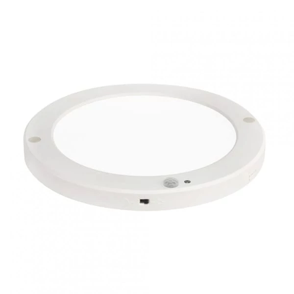 Horoz Martha PRO 18W ø220 mm kerek fehér színű mozgásérzékelős mennyezeti lámpa