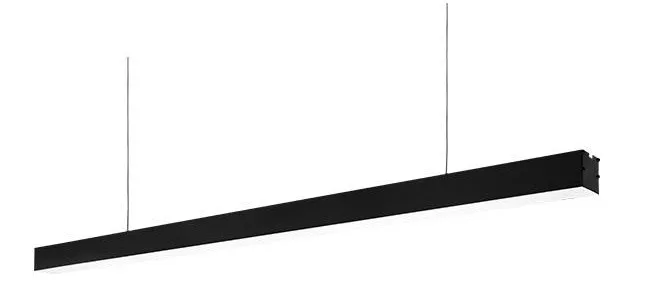 MasterLED 40 W-os 120cm-es IP40-es védettségű fekete függesztett lámpa