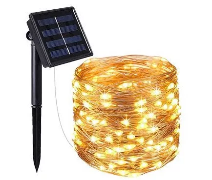 MasterLED Girlanda napelemes 100 LED-es 119 cm hosszúságú fényfüzér