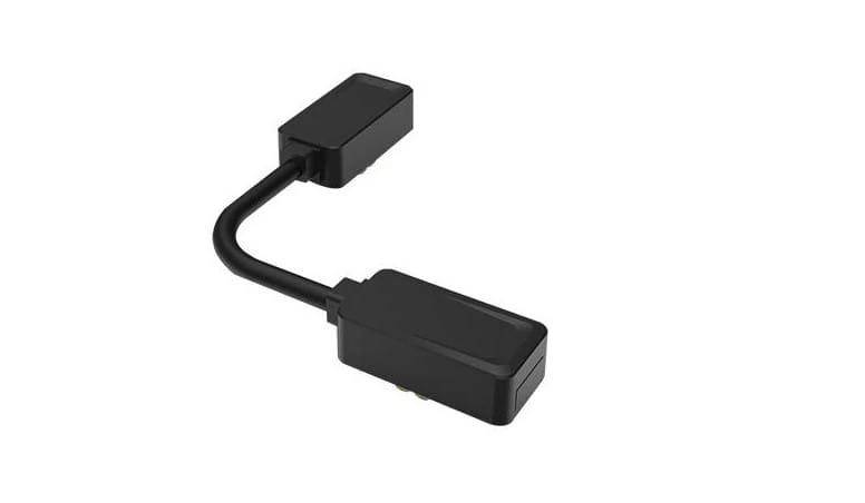 MasterLED LUXO mágneses trachlight rendszerhez tápcsatlakozó kábel 48V fekete