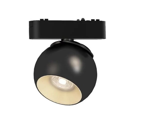 MasterLED LUXO Mars 10-W-os fekete mágneses sínes lámpa 4000K 48V