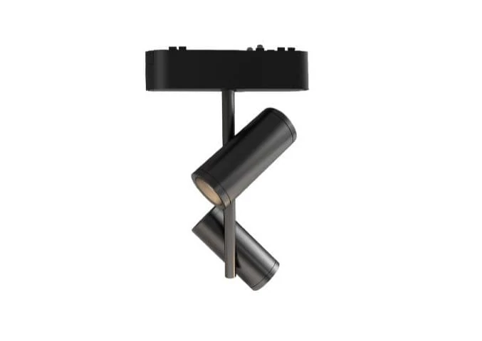 MasterLED LUXO Ringo 16-W-os fekete mágneses sínes lámpa 4000K 48V