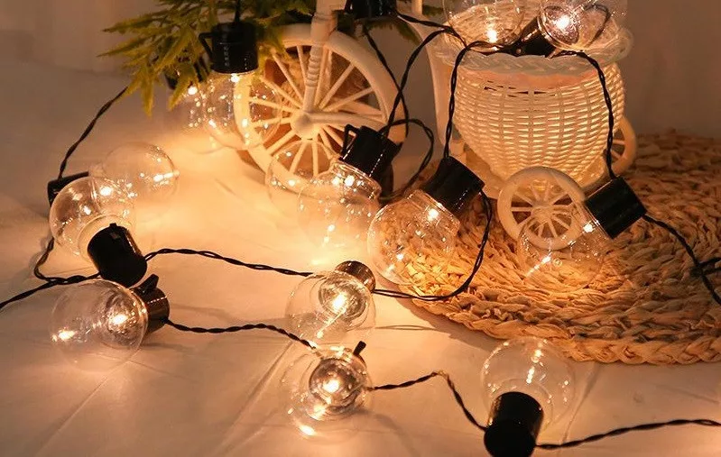 MasterLED Napelemes kerek alakú 20 LED-es 4,85 m hosszúságú girland