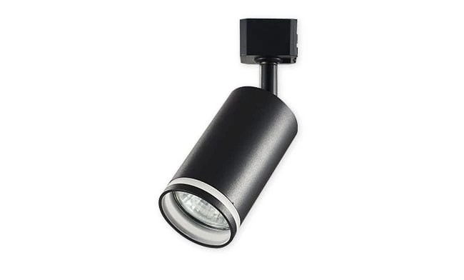 MasterLED Ring fekete sínre szerehető lámpa keret GU10-es foglalattal