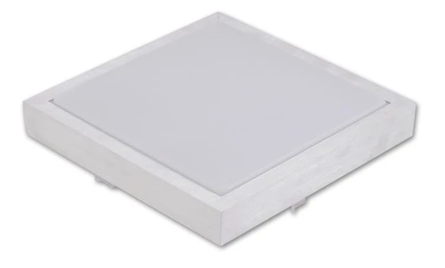 MasterLED Solen 270x270 mm négyzet alakú fehér mennyezeti lámpa E27 foglalattal