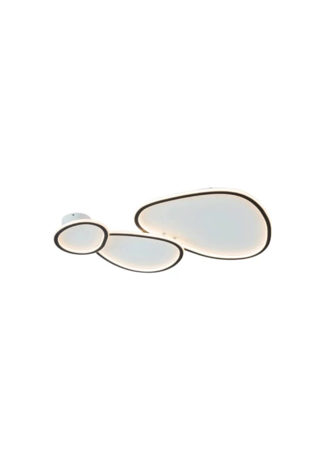 Stone Sava 168W-os 900x600mm 3000-6500K fekete színű távirányítós mennyezeti lámpa