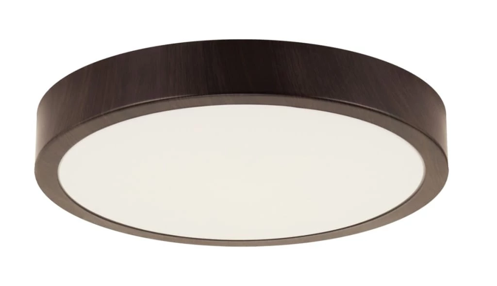 Strühm ATUT kör alakú 24W-os LED lámpa wenge 380x380 mm IP44-es védettségű