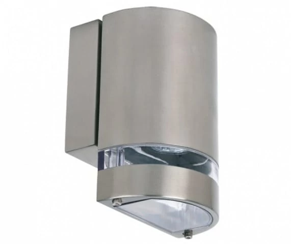 Strühm Gardenya 160x110 mm matt króm ívelt oldalfali lámpa GU10-es foglalattal