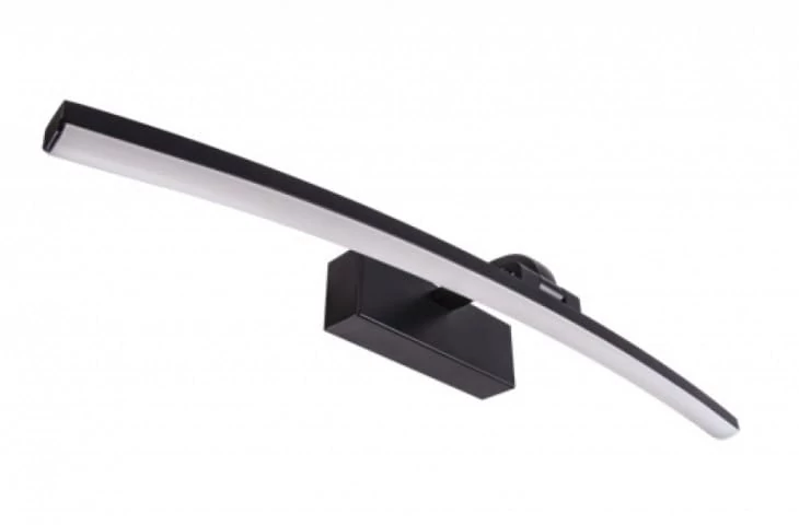 Strühm Mamba Led 12w-os 85X500 mm natúr fehér fekete tükör feletti lámpa