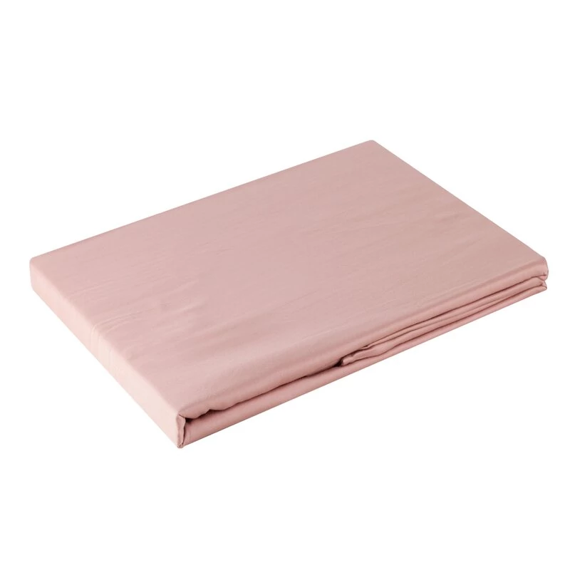 Nova1 pamut-szatén lepedő Pasztell rózsaszín 180x210 cm
